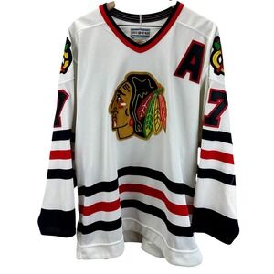 VTG Chicago Blackhawks Chris Chelios #7 Hockey Jersey CCM Authentic Center Ice